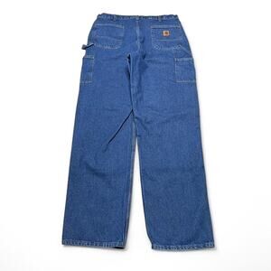 Vintage Carhartt B73 DST Jeans size 38x36 Double Knee Utility Actual 36x35.5
